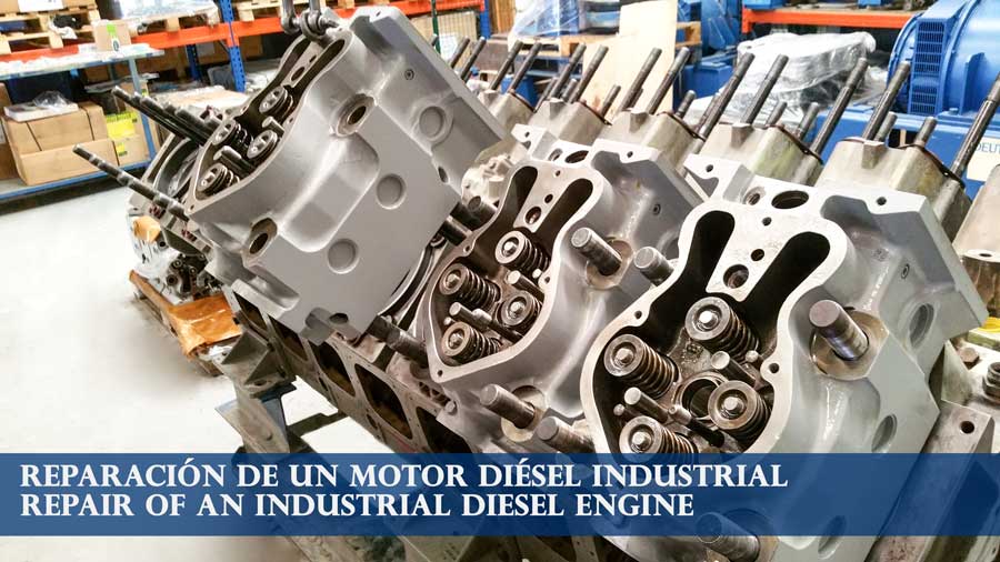 Reparación motor diésel